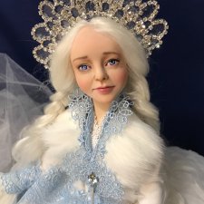 Снегурочка 2017. Авторская кукла Елены Бурыгиной