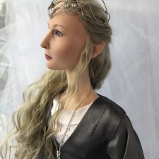 Портретная кукла в образе эльфийской принцессы. Авторская кукла Бурыгиной Елены