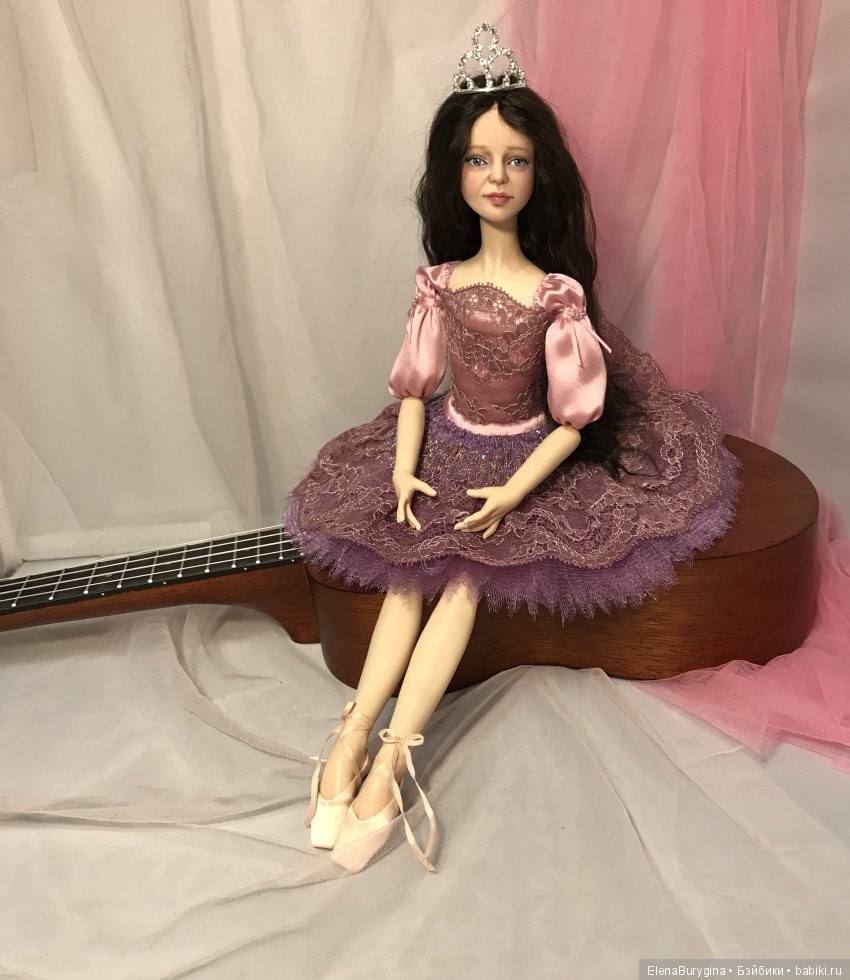 Юная балерина Хлоя. Авторские куклы Елены Бурыгиной