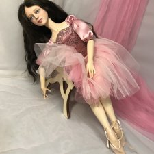 Юная балерина Хлоя. Авторские куклы Елены Бурыгиной