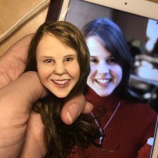 Портретная кукла Линда Блэр. Авторские куклы Елены Бурыгиной