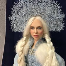 Снегурочка и балерина. Авторские куклы Елены Бурыгиной