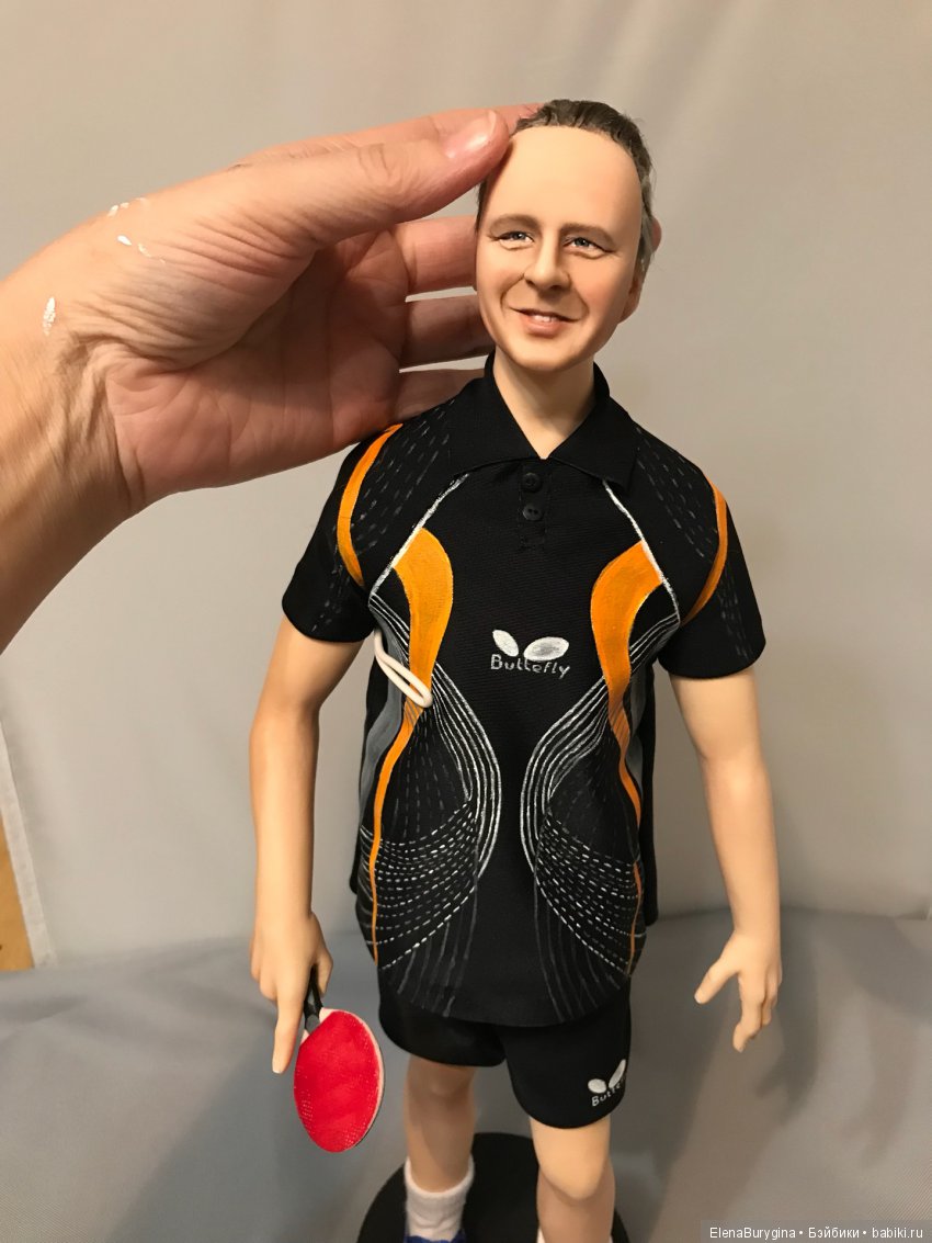 Портретный мужчина. Авторские куклы Елены Бурыгиной (фото 2)