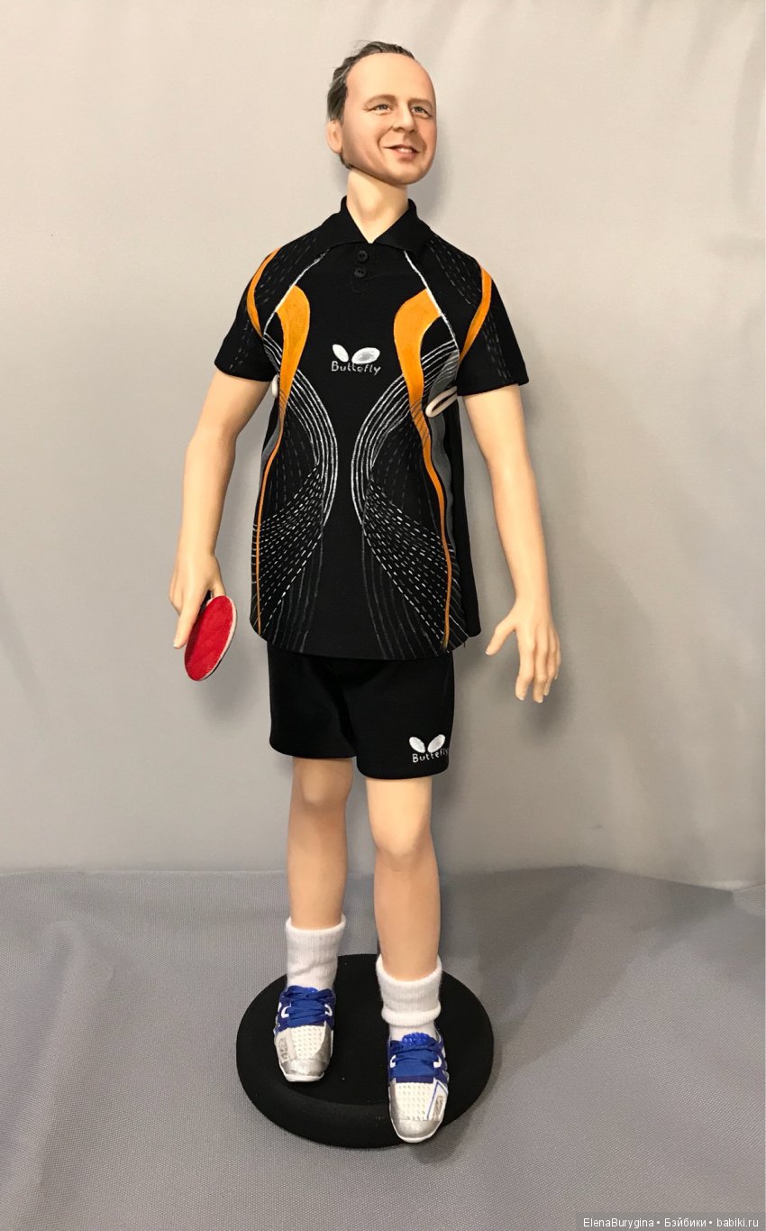 Портретный мужчина. Авторские куклы Елены Бурыгиной (фото 3)