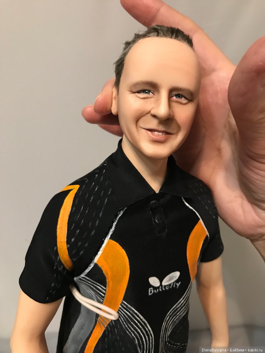 Портретный мужчина. Авторские куклы Елены Бурыгиной