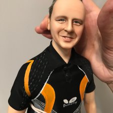 Портретный мужчина.  Авторские куклы Елены Бурыгиной