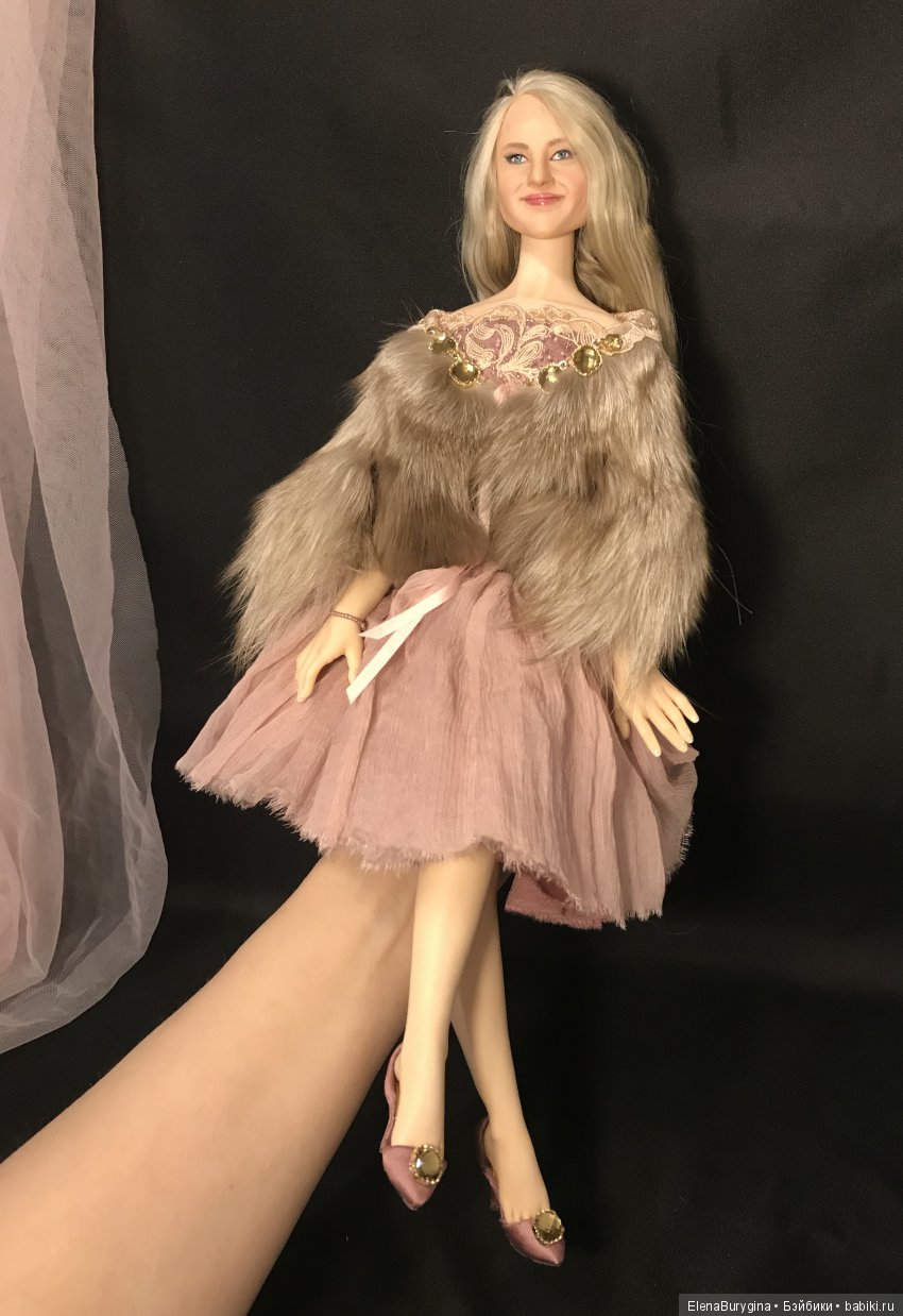 Портретная кукла Эмилия. Авторские куклы Елены Бурыгиной (фото 5)