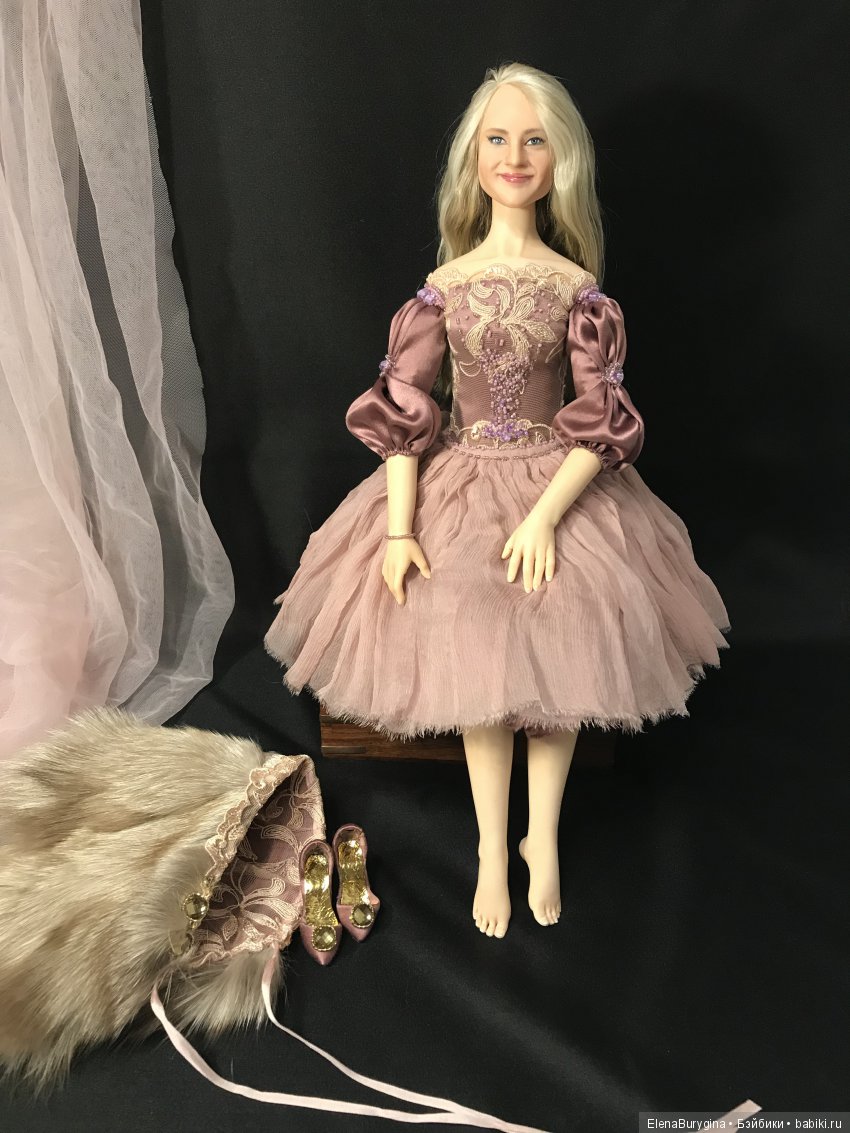 Портретная кукла Эмилия. Авторские куклы Елены Бурыгиной (фото 3)