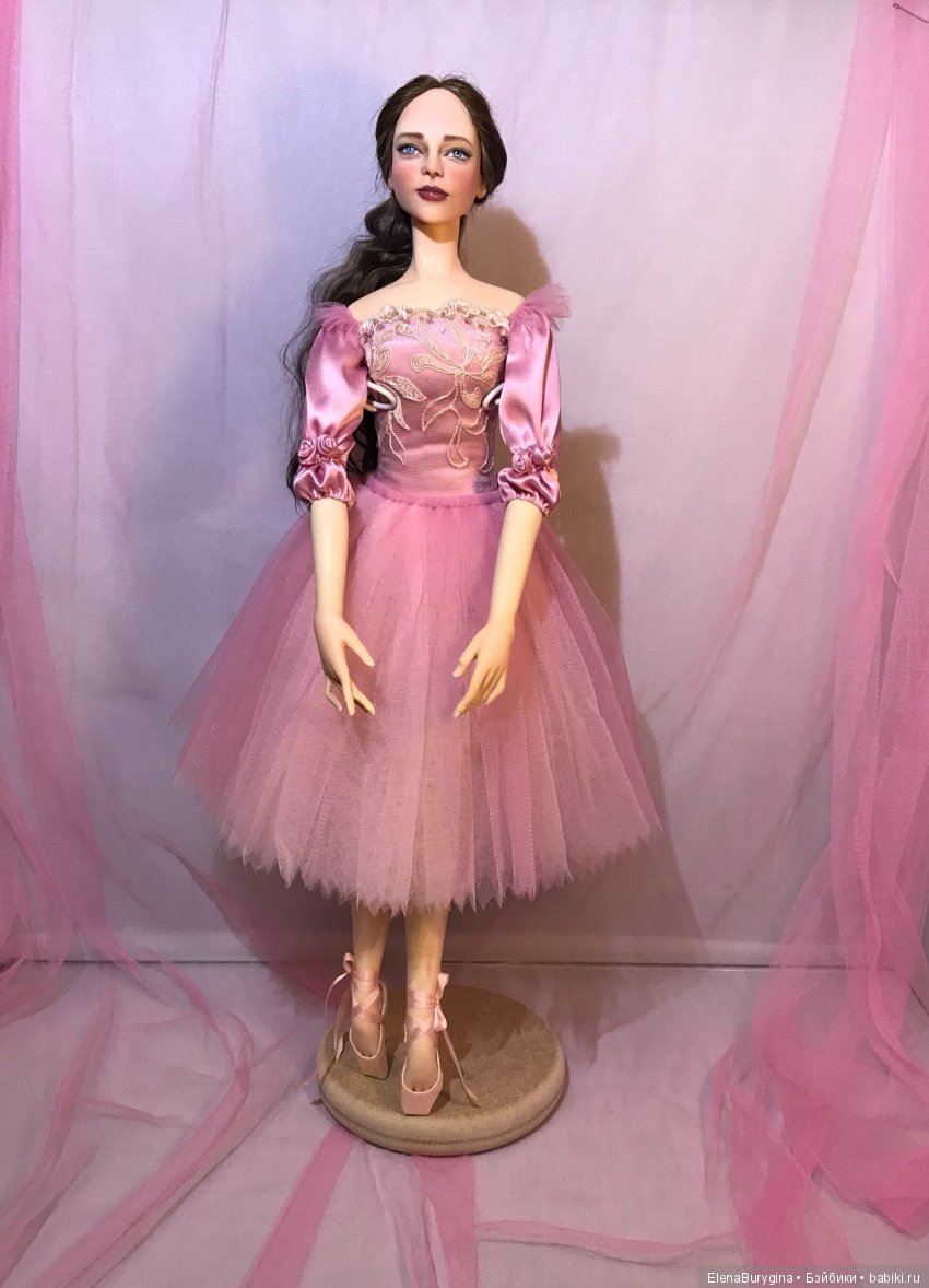 Авторская балерина Розалия. Авторские куклы Елены Бурыгиной (фото 5)