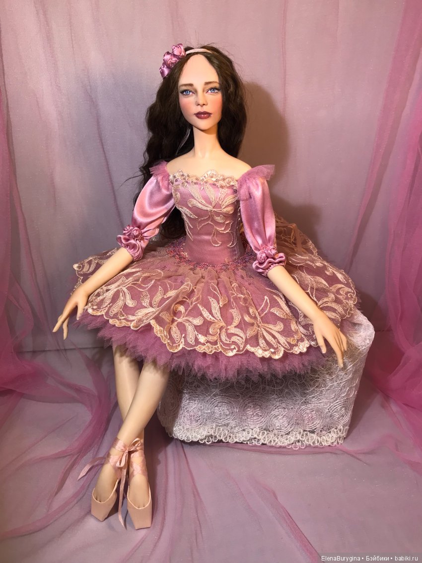 Авторская балерина Розалия. Авторские куклы Елены Бурыгиной (фото 4)