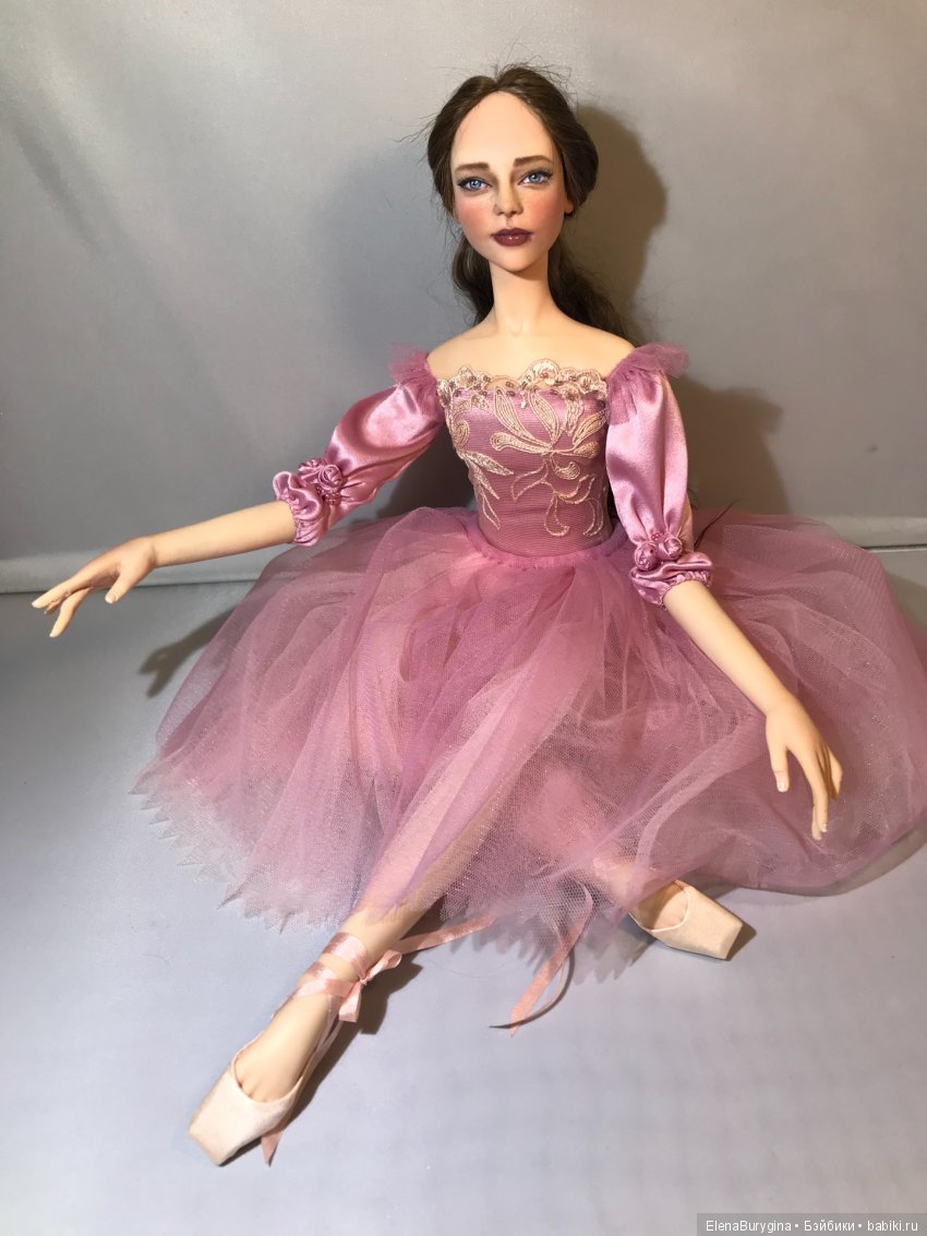 Авторская балерина Розалия. Авторские куклы Елены Бурыгиной (фото 7)