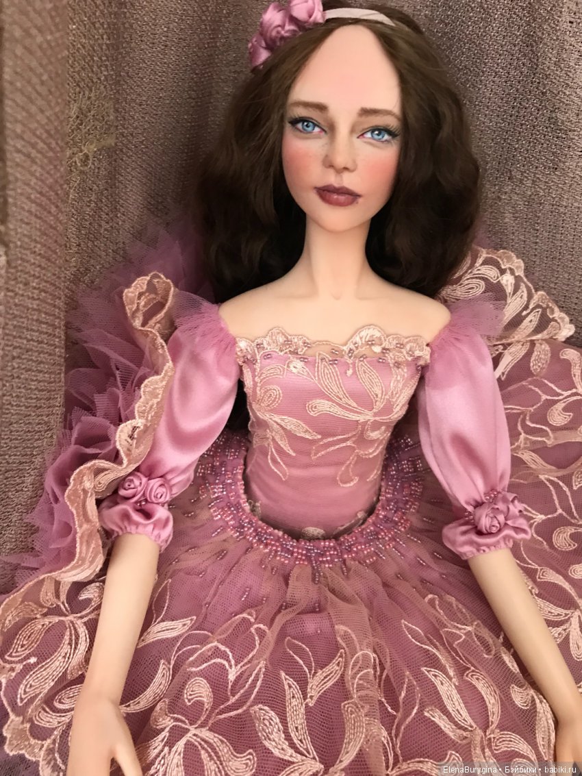 Авторская балерина Розалия. Авторские куклы Елены Бурыгиной (фото 2)