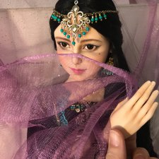 Лейла - восточная принцесса. Авторские куклы Елены Бурыгиной