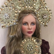 Забава. Авторская кукла Елены Бурыгиной