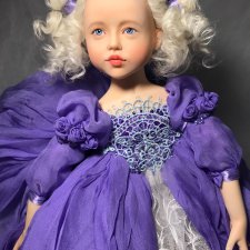 Инфанта Виолочка. Авторская кукла Елены Бурыгиной