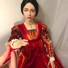 Джульетта.  Авторская кукла Елены Бурыгиной