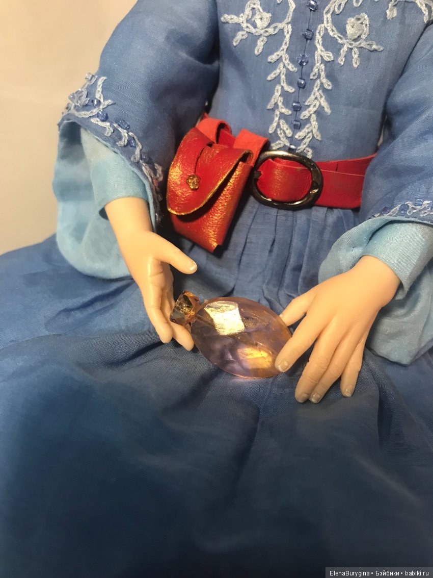 Люси. Авторская портретная кукла (Елены Бурыгиной) по мотивам фильма "Хроники Нарнии" (фото 7)