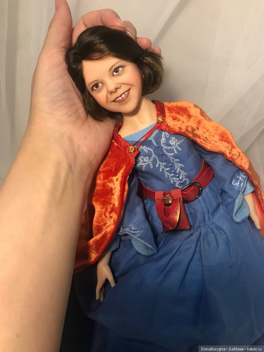 Люси. Авторская портретная кукла (Елены Бурыгиной) по мотивам фильма "Хроники Нарнии"