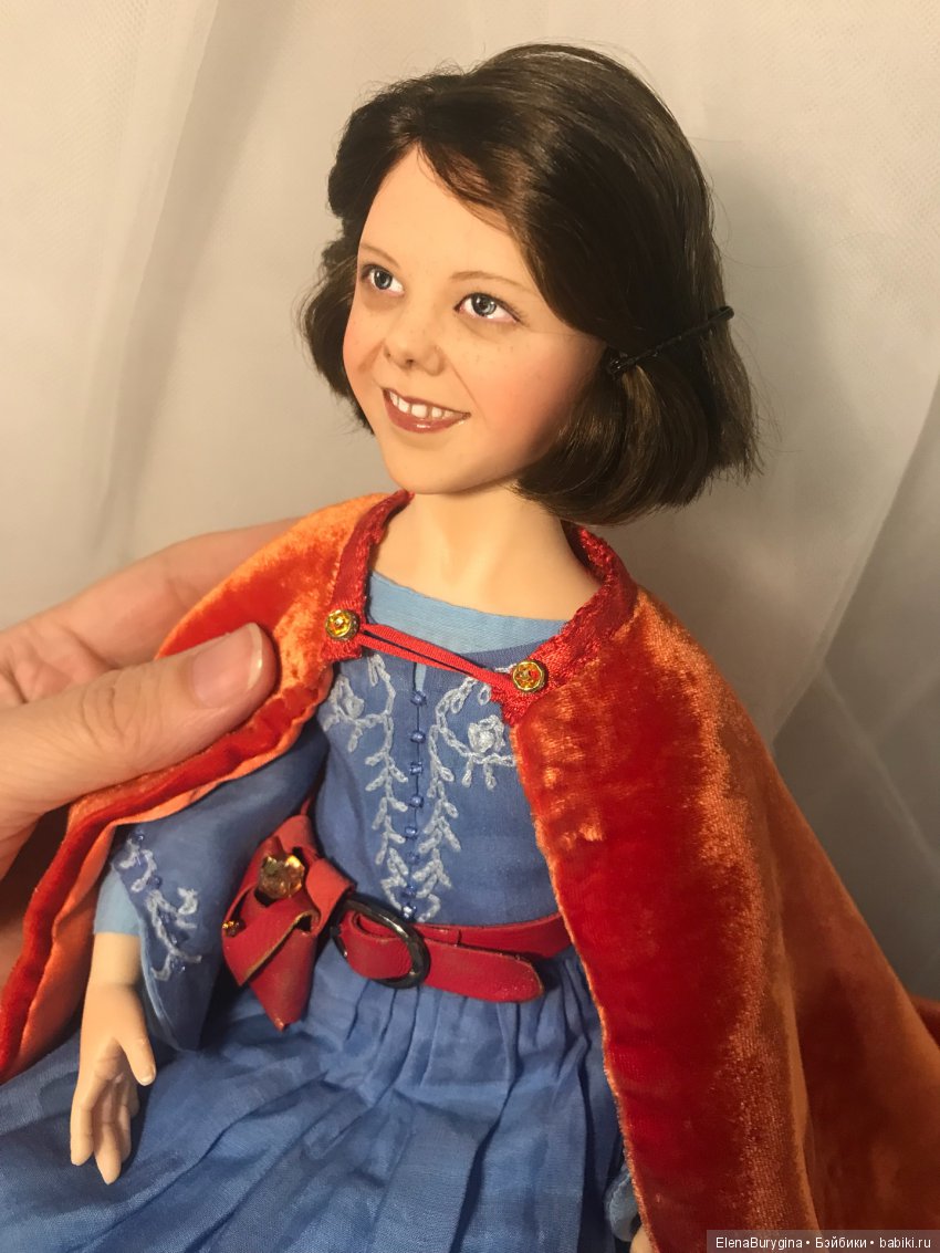 Люси. Авторская портретная кукла (Елены Бурыгиной) по мотивам фильма "Хроники Нарнии" (фото 4)