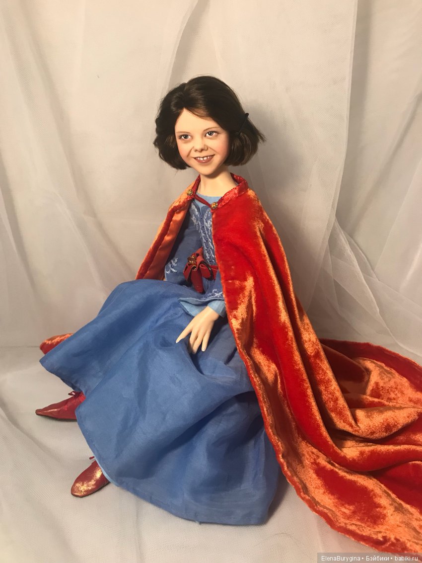 Люси. Авторская портретная кукла (Елены Бурыгиной) по мотивам фильма "Хроники Нарнии" (фото 5)