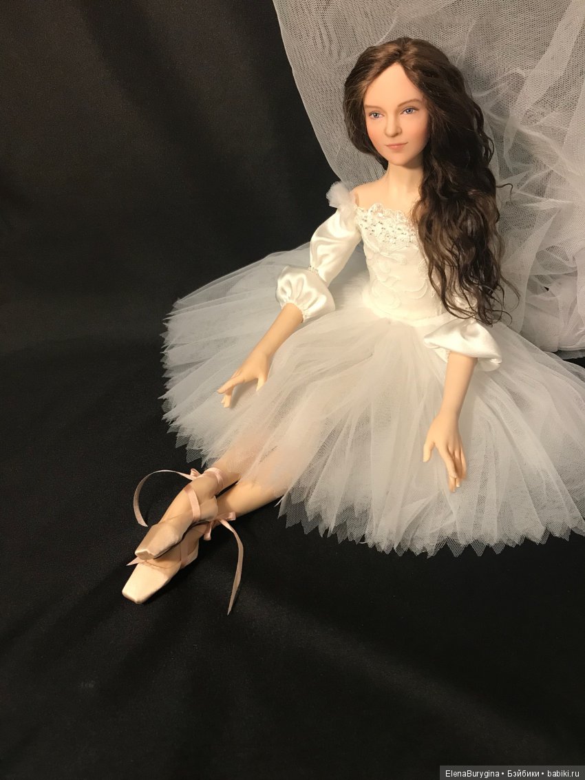 Балерина портретная. Авторская кукла Елены Бурыгиной (фото 3)