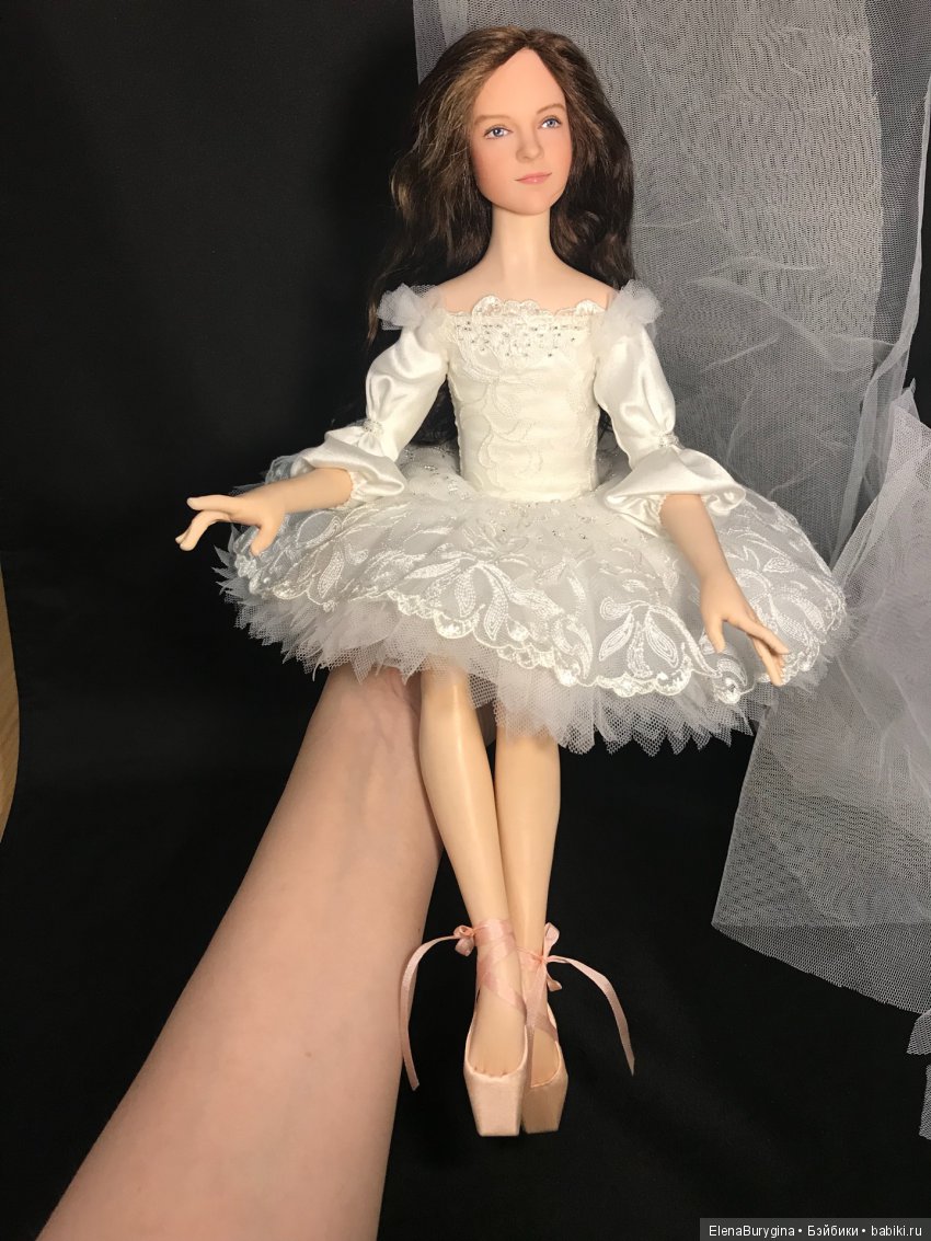 Балерина портретная. Авторская кукла Елены Бурыгиной (фото 5)