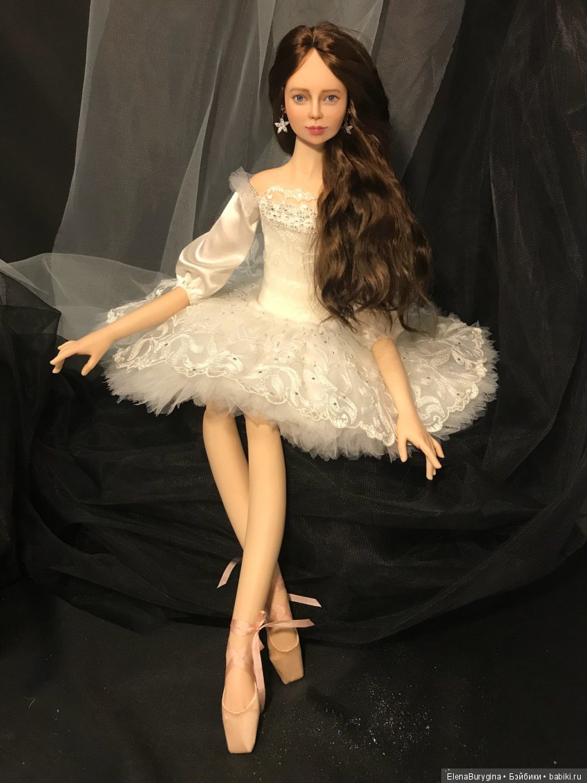Женевьева. Балерина. Авторская кукла Елены Бурыгиной (фото 3)