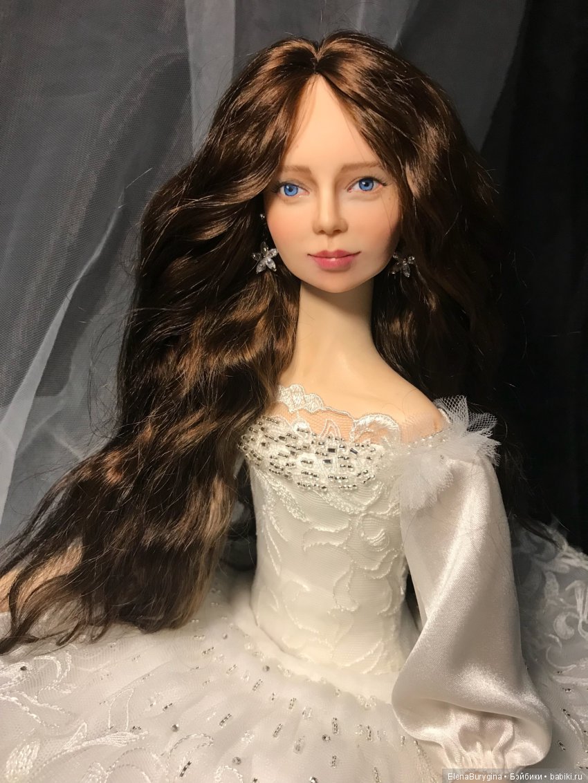 Женевьева. Балерина. Авторская кукла Елены Бурыгиной (фото 7)