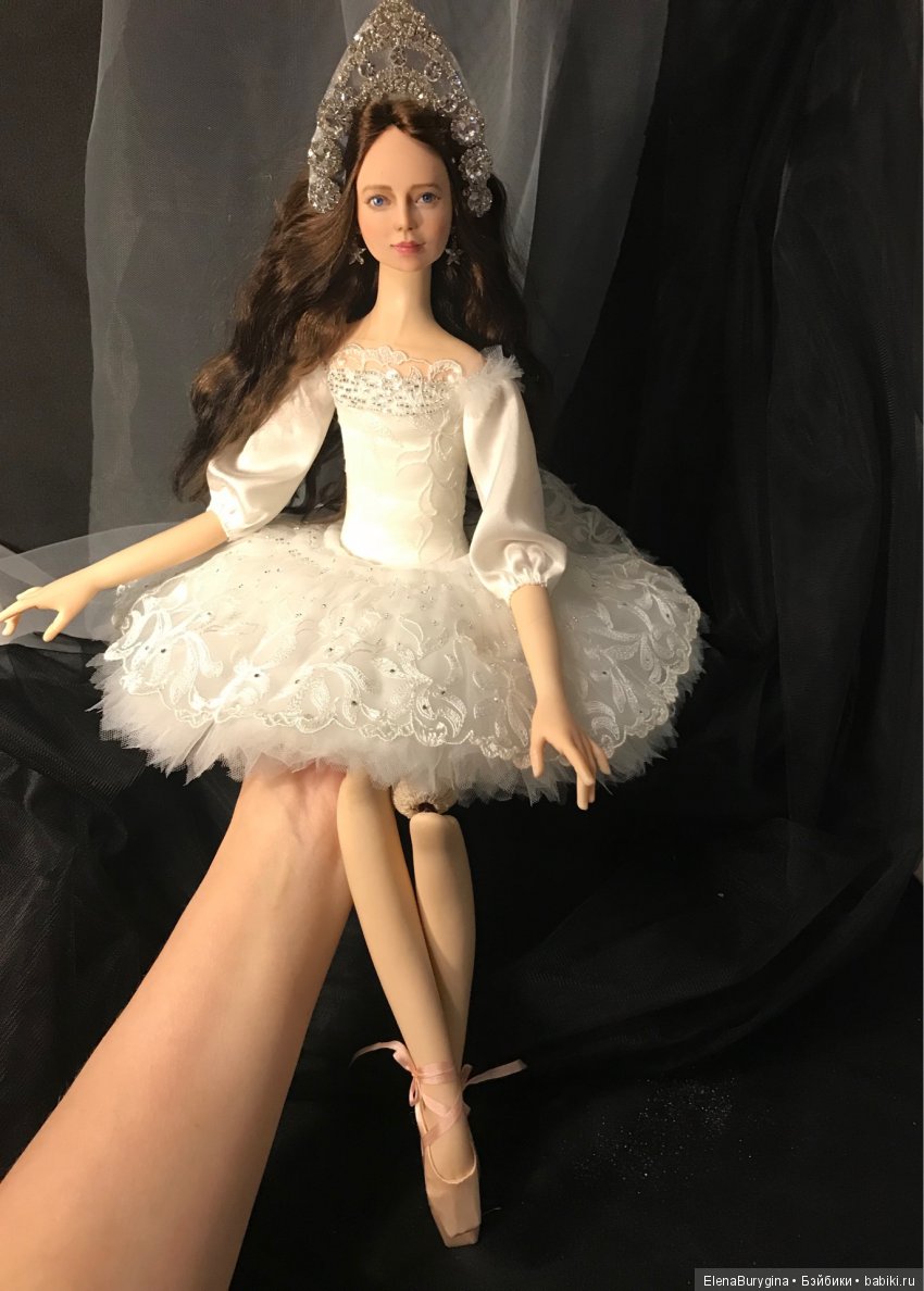 Женевьева. Балерина. Авторская кукла Елены Бурыгиной