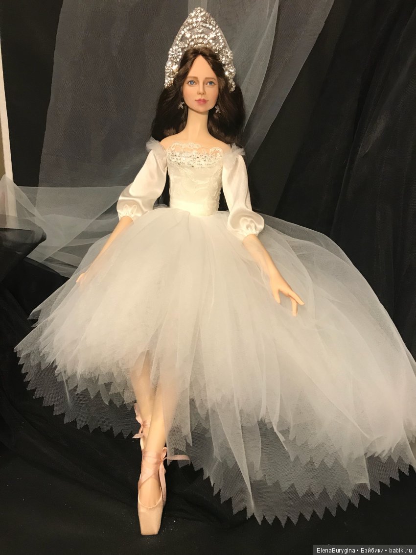 Женевьева. Балерина. Авторская кукла Елены Бурыгиной (фото 8)