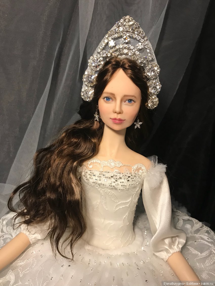Женевьева. Балерина. Авторская кукла Елены Бурыгиной (фото 5)