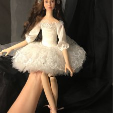 Женевьева. Балерина. Авторская кукла Елены Бурыгиной