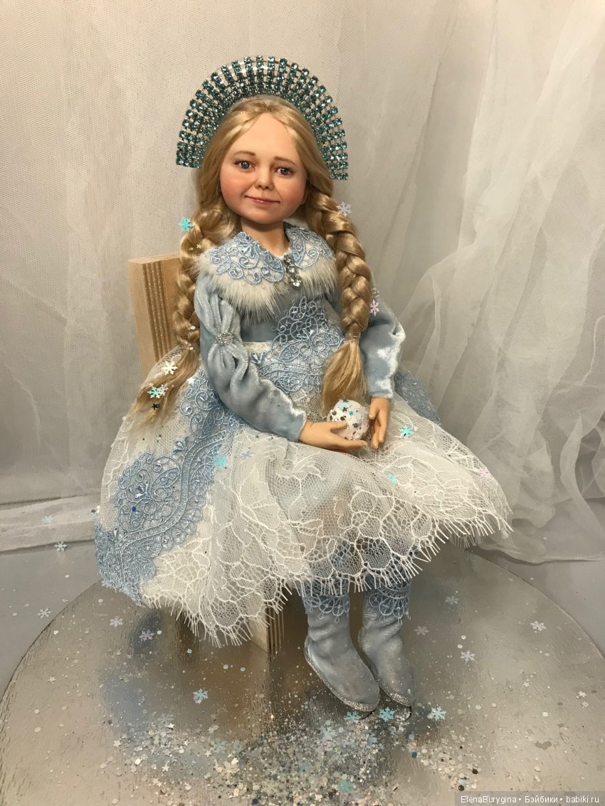 Снегурочка. Авторская кукла Елены Бурыгиной (фото 3)