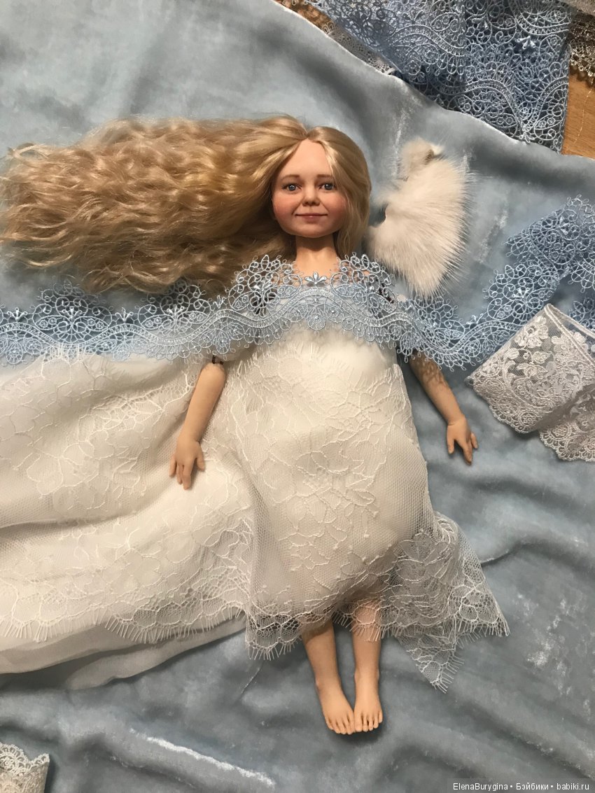 Снегурочка. Авторская кукла Елены Бурыгиной