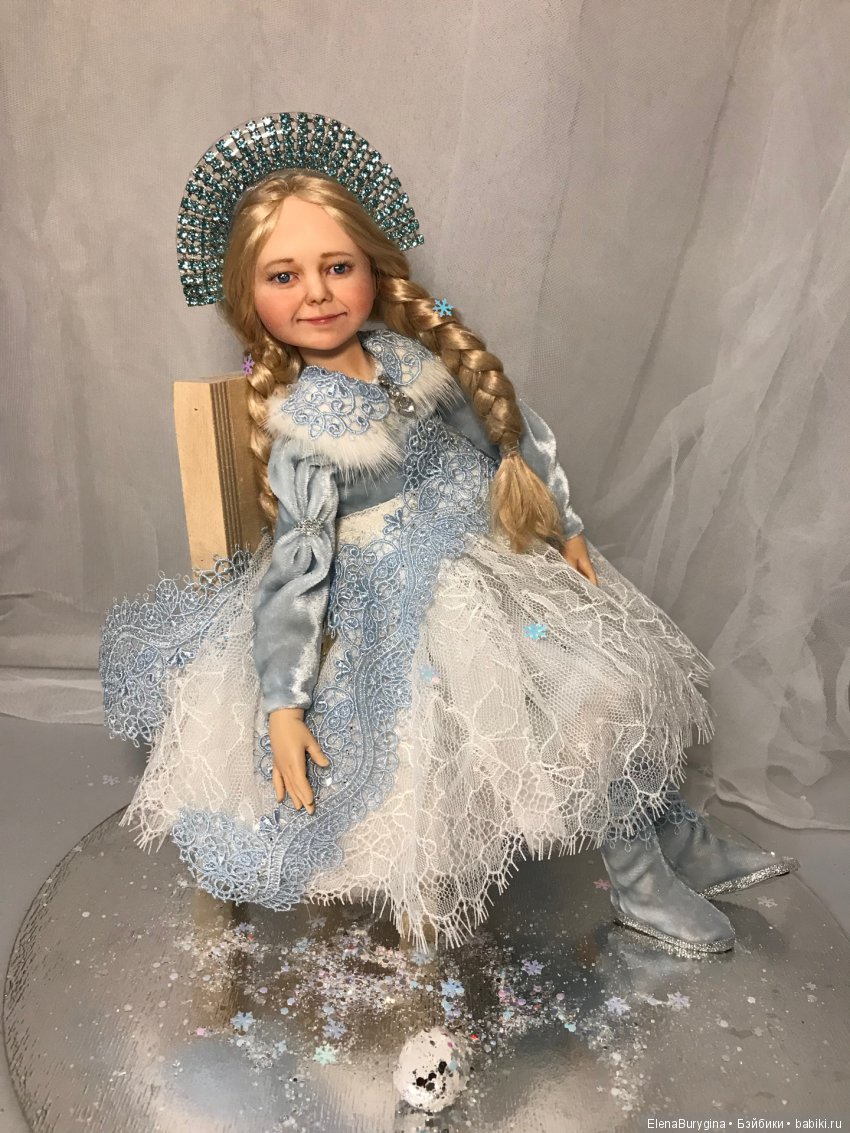 Снегурочка. Авторская кукла Елены Бурыгиной (фото 4)