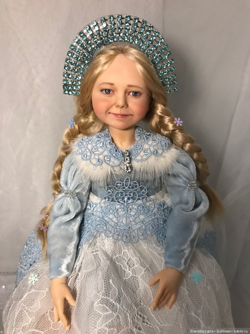 Снегурочка. Авторская кукла Елены Бурыгиной (фото 7)