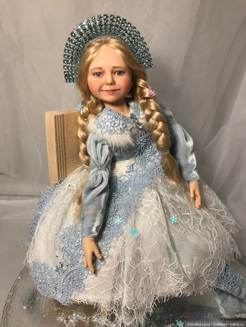 Снегурочка. Авторская кукла Елены Бурыгиной (фото 5)