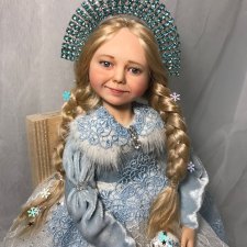 Снегурочка. Авторская кукла Елены Бурыгиной