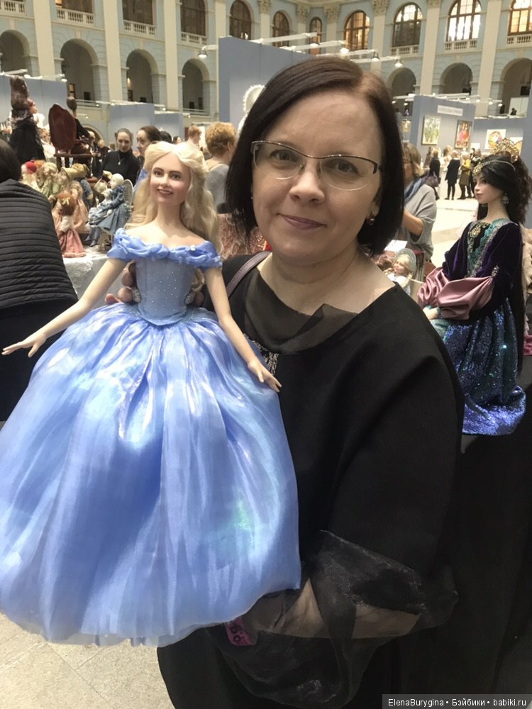 Золушка. Авторская кукла Елены Бурыгиной