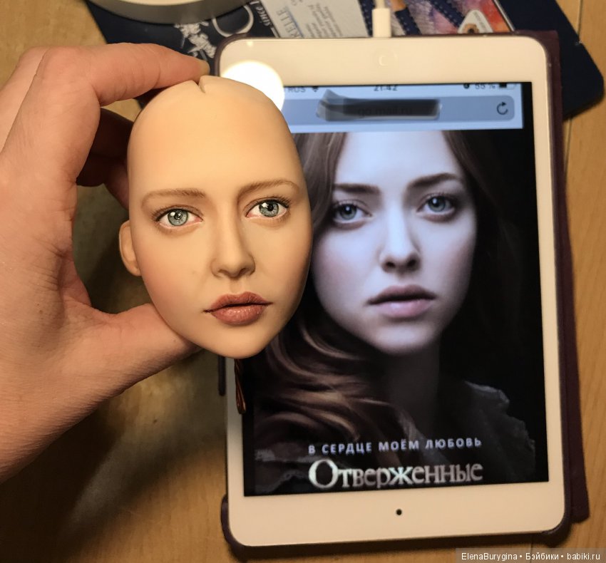 Козетта. Портретная авторская кукла Елены Бурыгиной (фото 7)