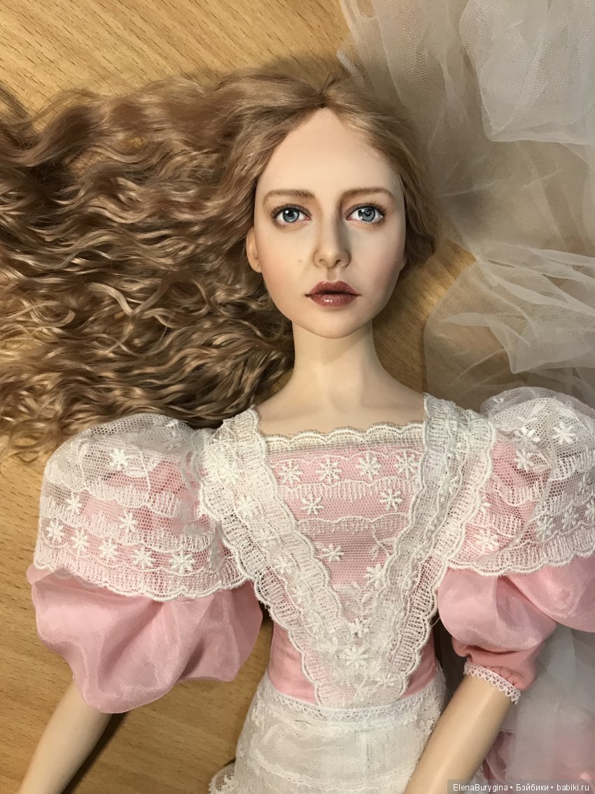 Козетта. Портретная авторская кукла Елены Бурыгиной