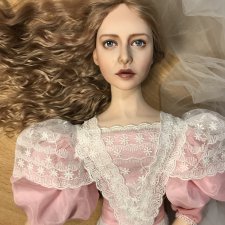 Козетта. Портретная авторская кукла Елены Бурыгиной