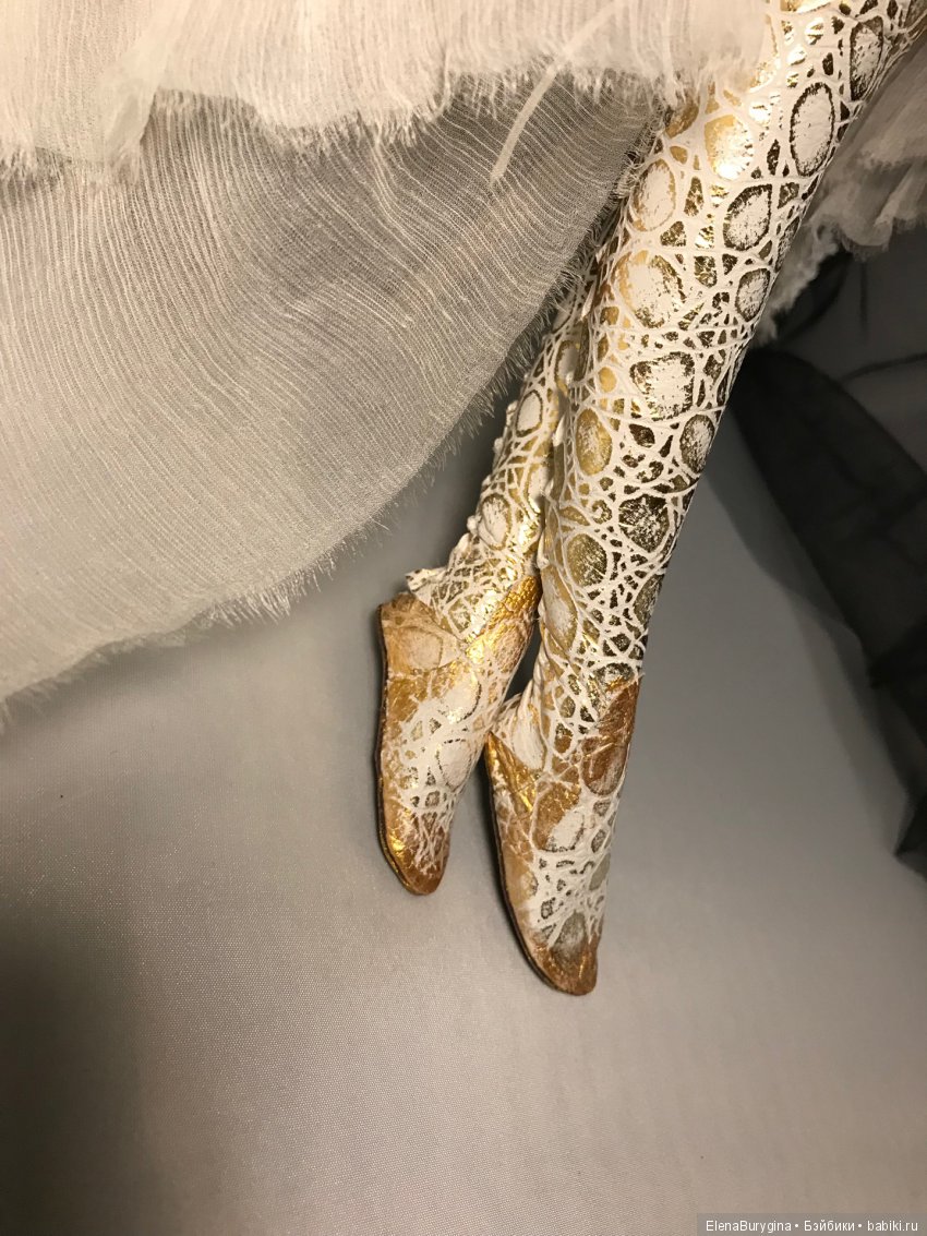 Портретная кукла в образе эльфийской принцессы. Авторские куклы Елены Бурыгиной (фото 6)