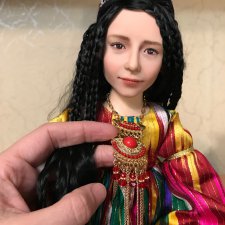 Айгуля. Авторская кукла узбечка Елены Бурыгиной