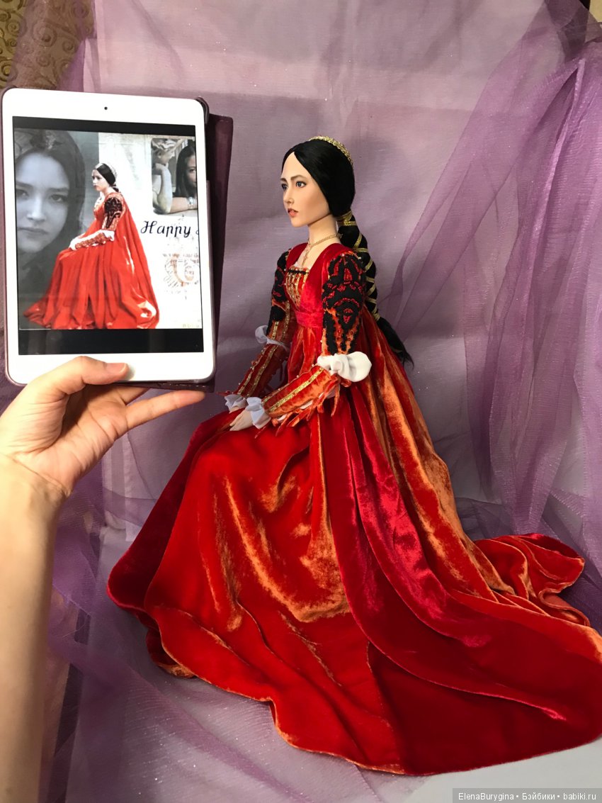 Джульетта. Авторская кукла Елены Бурыгиной (фото 4)