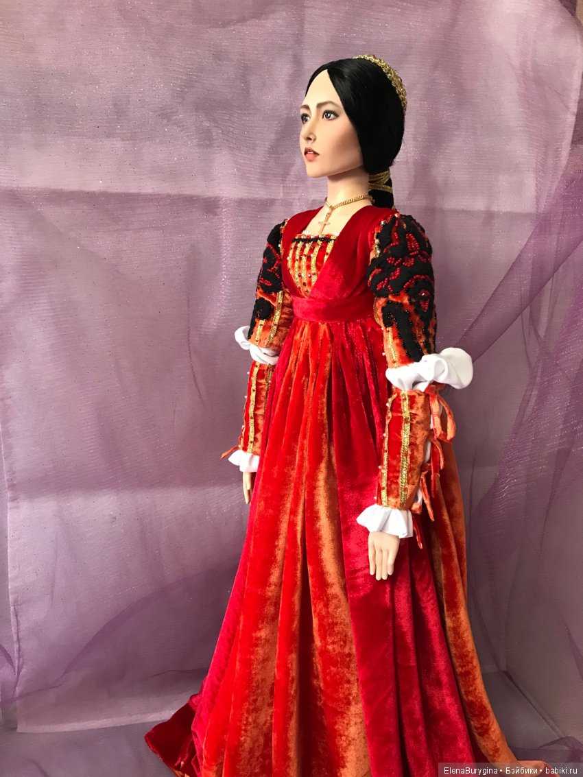 Джульетта. Авторская кукла Елены Бурыгиной (фото 6)
