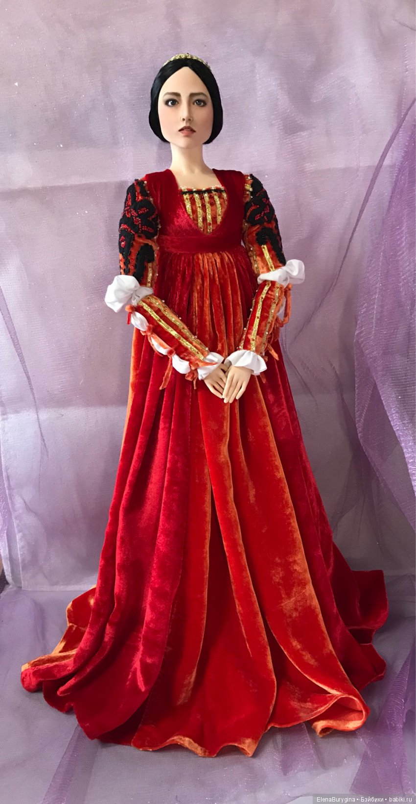 Джульетта. Авторская кукла Елены Бурыгиной (фото 5)