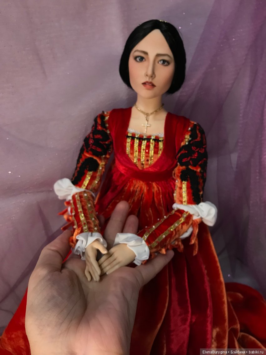 Джульетта. Авторская кукла Елены Бурыгиной (фото 3)