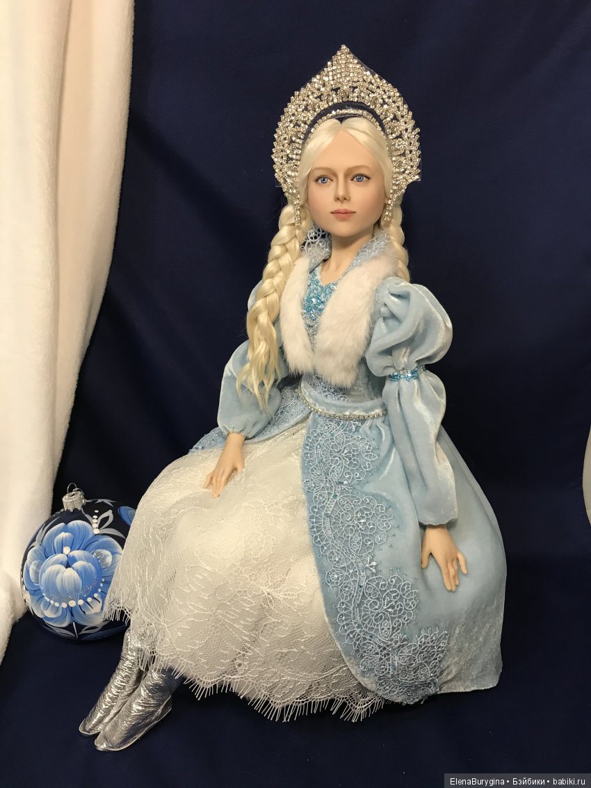 Снегурочка. Авторская кукла Елены Бурыгиной (фото 3)