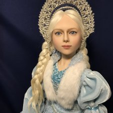 Снегурочка. Авторская кукла Елены Бурыгиной